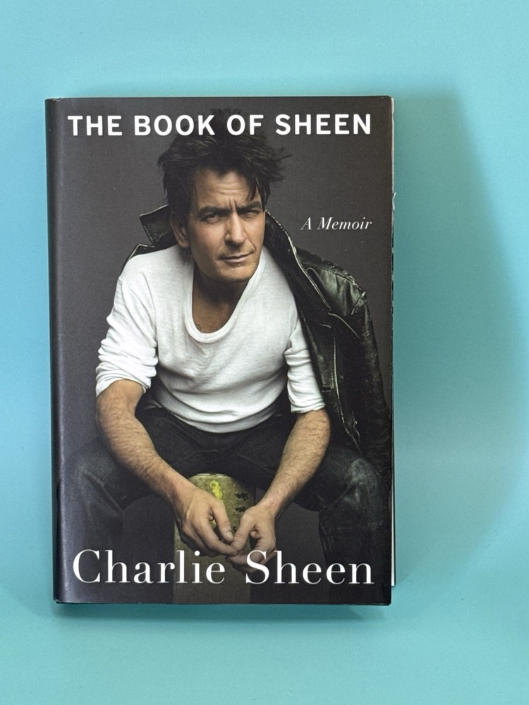 Charlie Sheen SIGNED BOOK The Book of Sheen: A Memoir 1ST EDITION Hardcover ✅✅