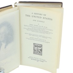 A History of the United States for Schools [Hardcover, 1897] by John Fiske