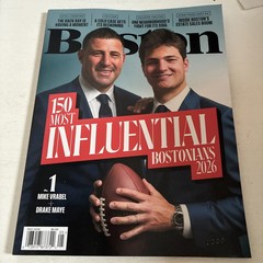 BOSTON Magazine MAY 2026 150 Most Influential Bostonians Mike Vrabel Drake Maye