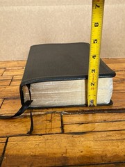 ESV Study Bible Crossway Black Genuine Leather Christian Bible