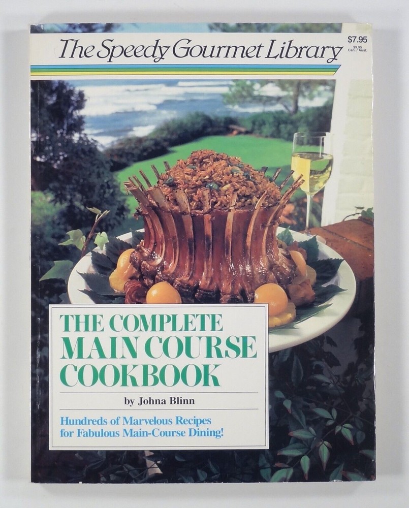 1987 Blinn COMPLETE MAIN COURSE COOKBOOK Speedy Gourmet Library PLAYMORE TPB