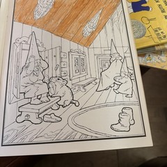 1980 Gnomes: Color and Story Album Poortvliet & Huygen *plz read descript.