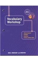 Vocabulary Workshop: Sixth Course (Elements of Language)