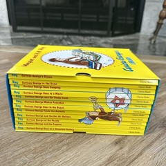Curious George’s Library Box Set – Hardcover, by Margret Rey; H.A. – Very Good