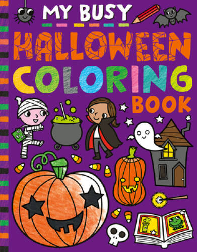 My Busy Halloween Coloring Book – Paperback By Tiger Tales – GOOD