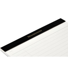 Mnemosyne Legal Pad- A5, 8.27″ x 5.83″, 50 Sheets / 100 Pages, 8mm Wide Ruled…