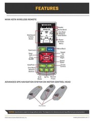 MINN KOTA Advanced GPS Navigation Wireless Remote Owners Manual CLOSURE w COVERS