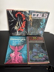 Vintage 70s & 80s Science Fiction Sci-Fi Book Lot of 10 HC, assorted authors
