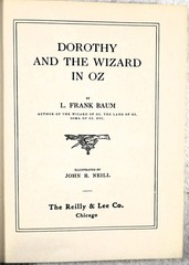 DOROTHY & THE WIZARD OF OZ [Oz #4] – L. Frank Baum (1908 Hardcover, Later print)
