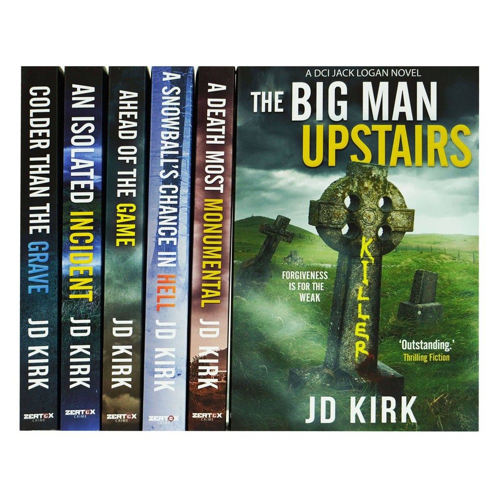 DCI Logan Crime Thrillers Series by JD Kirk 6 Books (Book 7-12) – PB