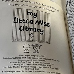 Vintage Little Miss Books Lot Of 4 1998 Books 1,15,17&29 Roger Hargreaves