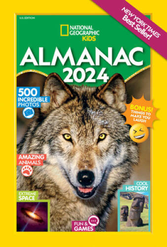 National Geographic Kids Almanac 2024 (US edition) – Paperback – GOOD