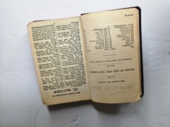 Lot of 3 – Vintage NEW TESTAMENT Vest Pocket Bibles, World and Bible Society