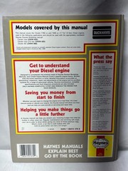 Haynes – Citroen Diesel Engine 1.9 & 1.7 Litre – Owners Workshop Manual
