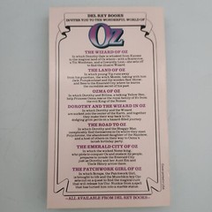 Oz Books 2-6 L Frank Baum Del Rey Fantasy Classic Vintage Paperback Editions