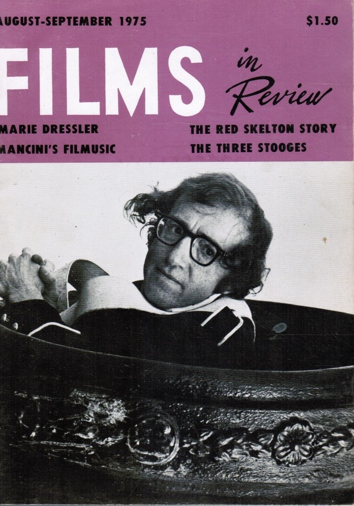 Films in Review : August-September, 1975 Woody Allen, Cover
