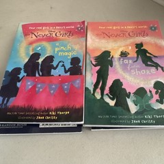 Disney THE NEVER GIRLS Book Lot #1-4, 6-12 By Kiki Thorpe Paperback Pb