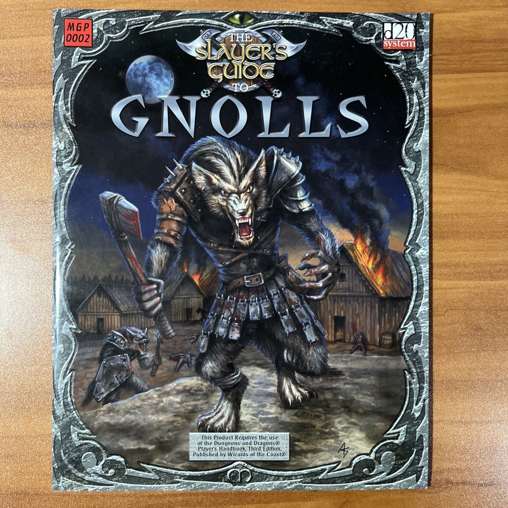 The Slayer’s Guide to Gnolls: Advanced Menu Avoidance by Matthew Sprange Book