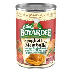 14.5 oz Spaghetti and Meatballs in Easy-Open Can – Perfect Family Meal!