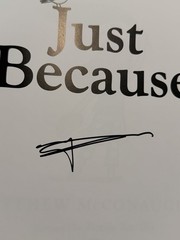 AUTOGRAPHED Matthew McConaughey SIGNED Book Just Because AUTOGRAPH #5