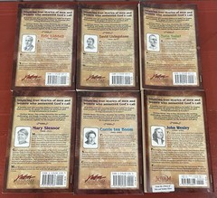Christian Heroes Then & Now by Janet & Geoff Benge VTG Paperback Lot of 12