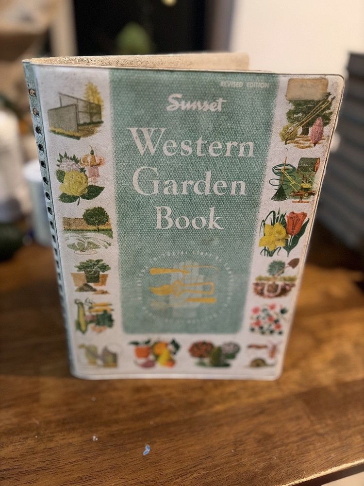 Vintage Sunset Western Garden Book Hardcover 1960s 1970s Gardening Reference