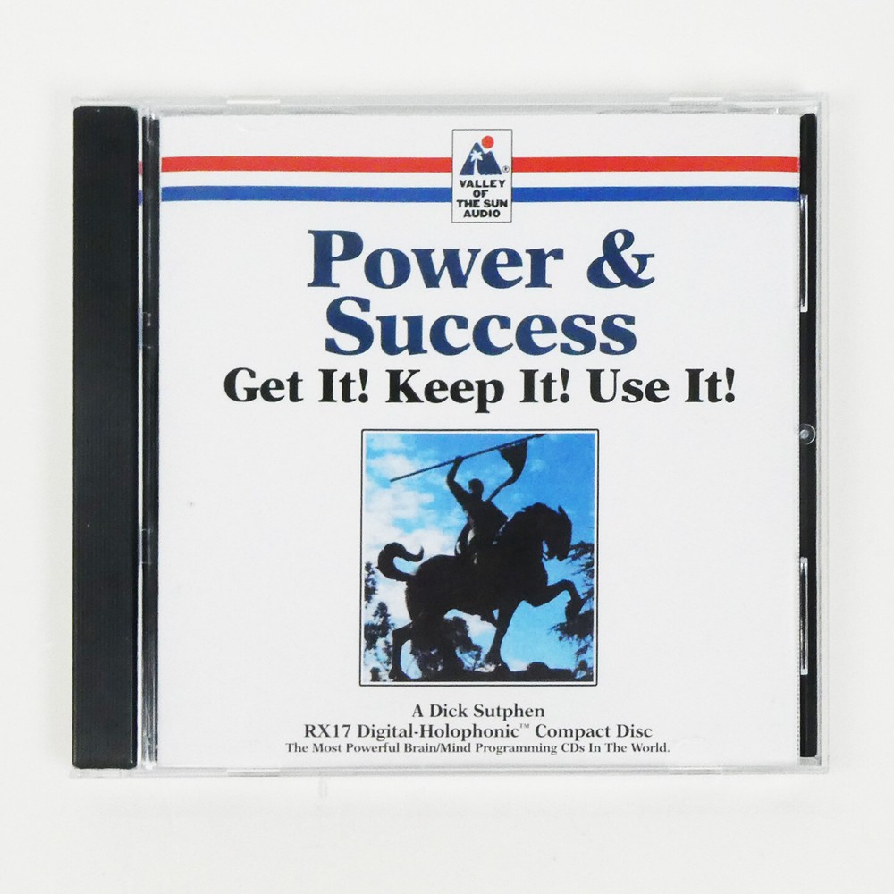 POWER & SUCCESS Motivational Self Hypnosis CD Dick Sutphen Guided Imagery and