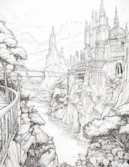 Secret Garden Coloring Book for Adults & Kids ,