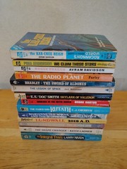 Vintage Sci-Fi Fantasy Large Paperback Book Lot Of 55 Daw,Ace,Ballantine Pyramid