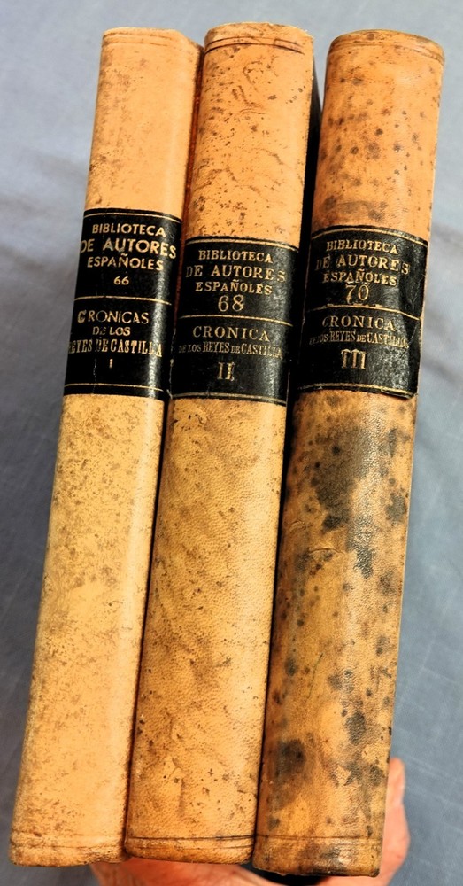 BIBLIOTECA AUTORIES ESPANOLES CRONICAS DE LOS REYES DE CASTILLA BY DON C. ROSELL