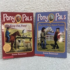 Lot 21 Pony Pals Book Paperback Horse Books Jeanne Betancourt Vintage Scholastic