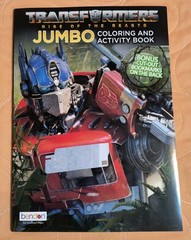 Transformers Rise Of The Beasts Coloring & Activity Book Tear & Share Pages 🆕