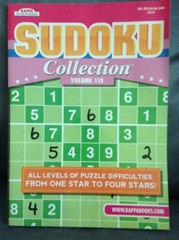 PAPP PUZZLES SUDOKU COLLECTION VOLUME 115 – 83 PAGES WITH ANSWERS IN BACK