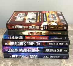 Jonathan Cahn 6 Book Lot Set The Harbinger DVD Return of Gods Dragon’s Prophecy+