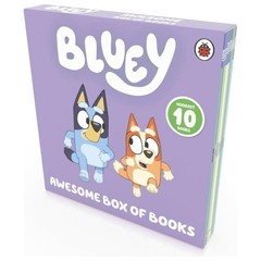 Bluey: 10 Awesome Box of Books Collection Set – Ages 3+ – Paperback
