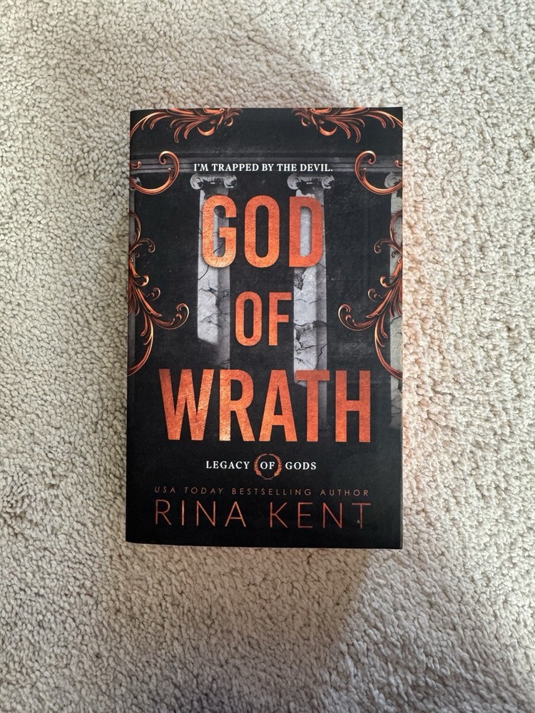 God of Wrath by Rina Kent – signed book plate Deluxe edition with sprayed edges