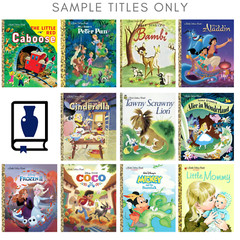 20 lot little golden books assorted kids vintage mix newer board books – GOOD