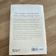 Revell Fall in Love, Stay in Love Willard F. Harley Jr. Hardcover Marriage