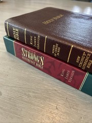 New Strong’s Reference Bible King James Version KJV BONDED LEATHER Nelson 1745