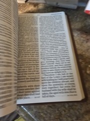 KJV Bible Large Super Giant Print Brown Leather-Touch Cover King James Version