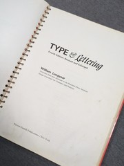 1966 Type & Lettering William Longyear VTG Revised 4th Edition Spiral Bound HC