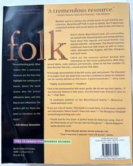 MusicHound Folk: The Essential Album Guide by Neal Walters W/CD