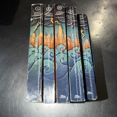 Lot of 5 – Complete Set Percy Jackson and the Olympians By Rick Riordan Boxed PB