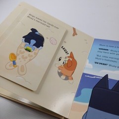 Bluey The Beach Lift-the-Flap Book Kids’ Interactive Board Book