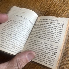 1920s Small Red Book TALES OF SHERLOCK HOLMES Sir A. Conan Doyle Little Luxart
