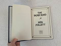 Lot of 2 KEN FOLLET Shakeout & Bear Raid Armchair Detective Collector’s Editions