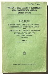 Congressional Subcommittee Hearings and Reports – Vietnam/Indochina