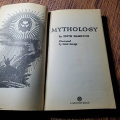 Mythology Edith Hamilton 1975 Reprint Illustrated Classic Mentor