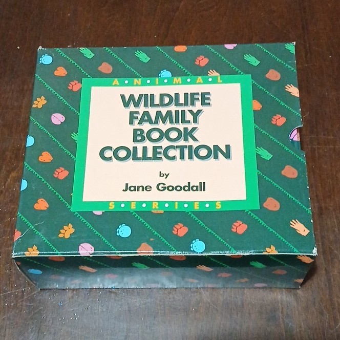 Jane Goodall Wildlife Family Book Collection Hardcover Animal Series Illustrated