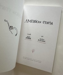 AMERICAN UTOPIA by David Byrne & Maira Kalman Book Words & Art 2020 HC w/Doodle